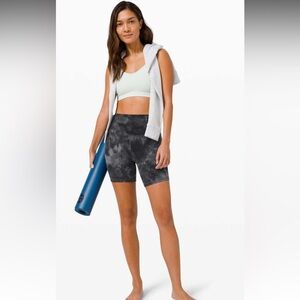 Lululemon Align Short *6" Diamond Dye Pitch Grey Graphite Grey 12